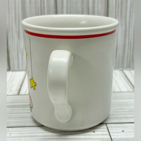 Vintage Ziggy Christmas Noel Coffee Mug Stoneware Tom Wilson White 10 oz - Picture 3 of 6